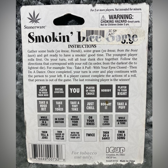Smokin’ Dice Game - Stonerware - Unopened Package - Picture 2 of 6